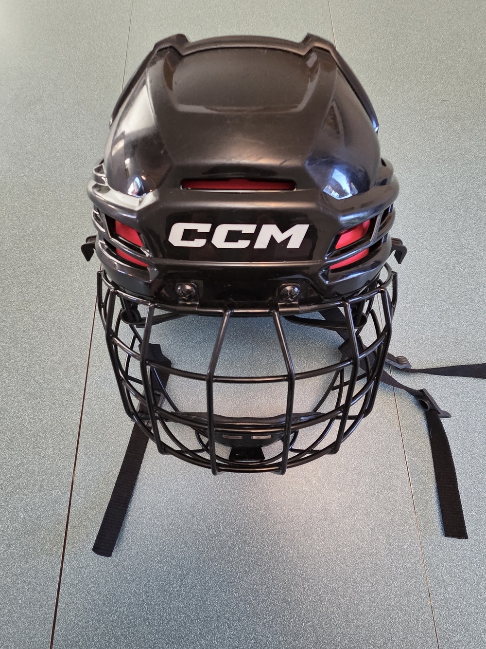 CCM Tacks 70S Youth Black Hockey Helmet with Cage